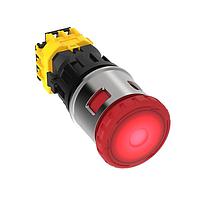 Banner Engineering SSA-EB1ML1P-11 Push Turn SSA-EB1 Panel-mount Emergency Stop Push Button; Lockable Illuminated 44 mm Actuator; Contacts: 1NC/1NO; Screw Terminals; 30 mm mounting hole