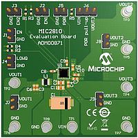 Microchip Technology ADM00871 Power Management Specialized MIC2810 3 output PMIC Evaluation Board