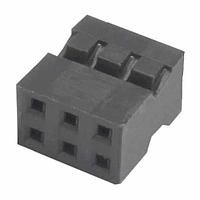 Harwin M22-3020300 Receptacle Housing 3+3 PIN DIL FEMALE HOUSING