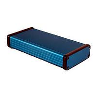 Hammond Manufacturing 1455J1601BU PC Board Metal End Panel/Blue 6.30 x 1.06 x 3.07"