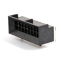 Molex 44428-1601 Shrouded R.A. RECPT 16P tin w/snap-in pegs