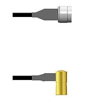 Amphenol Custom Cable Q-2I03S0003024i RF Cable Assemblies N-SP/SMB-RP G174 24I