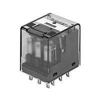 AMP Connectors - TE Connectivity PT2S7TD0 General Purpose Relay 2 form C 12A 230 VAC RED LED