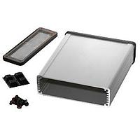 Hammond Manufacturing 1457L1201E EMI/RFI Shielded EMI/RFI, NoFlange 4.73x4.09x1.26"Clear