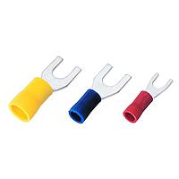 KS Terminals DSV4-6 Spade Vinyl, DIN 46237 Spade, 12-10 AWG, #8