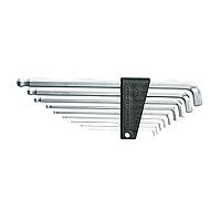 KTC HLDS2509 L Shape Ball Point Hex-Key Wrench Set (9 tools 1.5-10 mm, Ball point)