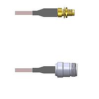 Amphenol Custom Cable Q-31024000H018i RF Cable Assemblies SMA-SJB/N-SJ G142 18I