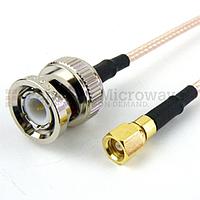 Fairview  FMC0818315 BNC Male to SMC Plug Cable RG-316 Coax