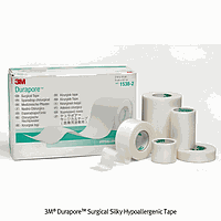 3M 3M.07.1538.1 Silk-like Tape, White, 2.5cm ×9.14m roll