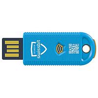 Swissbit SNU20000D1PBAN0-E-11-110-SB0 NFC Security Keys USB/NFC Security Key, iShield Key FIDO2, -25C to +85C, Swissbit blue