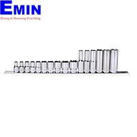 SATA 09520 16PC 1/2"DR 6PT METRIC SOCKET SET