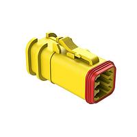 Amphenol SINE Systems AT06-6S-OMYEL Connectors 6 Pin Overmold Plug Socket, YELLOW