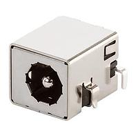 Same Sky (formerly CUI Devices) PJ-107H-MSMT-TR Receptacles 1.65 x 6.0 mm, 7.0 A, Horizontal, Mid Mount SMT, Shielded, Dc Power Jack
