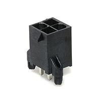 Molex 46207-0004 Shrouded MINIFIT RTC HDR 4P DR V TIN .062