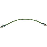HARTING 09486868004620 Cat 5 RJ Industrial RJ45 DualBoot Patch Cable, type C trailing 2x2xAWG22/7, Cat5 PUR green, 62m