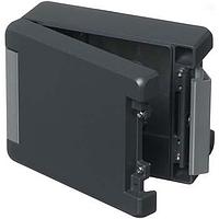 BOPLA 00113224 Enclosures for Industrial Automation ENCLOSURE, BOCUBE ALU, 159 X 128 X 60MM, GR GRA, HINGED LID, FLAT, ALUMINUM, BA 141306-7024