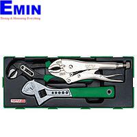 TOPTUL GTA0315 3PCS Adjustable Wrench & Pilers Set (3 chi tiết)