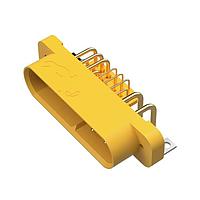 Amphenol Positronic GFSH435M48B Connectors Mixed Density Power Connector,9 size 16 and 4 size 12 and 12 size 20 contacts,Pin (Male),Right Angle Solder - High Conductivity