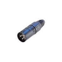 NEUTRIK NC6MX-BAG Cable Connectors 6P M CBLE END X SER BLACK/SILVER