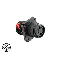 Eaton Souriau-Sunbank CL1R1101 Connectors 4P Socket Receptacle Sealed Shell Size 1