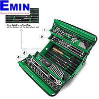 TOPTUL GCAZ111A Tool Chest Set Satin Chrome (111 PCS)