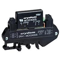 Sensata Technologies - Crydom DRA1-MCXE240D5 Indicator DIN Mt 280 VAC/5A out 15-32 VDC input