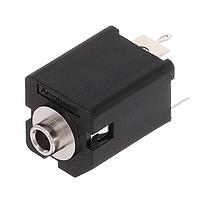 Amphenol Audio ACJS-NV35-3 Phone Connectors VERT CHASIS CONN PLSTC MNT Needle CNT