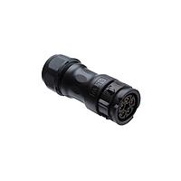 Amphenol LTW DC-02BMFA-QL8LNP Standard Circular Connector X-Lok, Large Size, Plastic, 20A, 02 pins, Male Connector, Female Contact, Straight, Push Lock, Crimp, Field Installable without Pin, F12.0 - F14.0mm, IP68