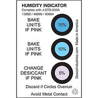 Desco 13868 Anti-Static Control Products HUMIDITY IND CARDS 2X3" 125PC/CAN