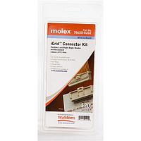 Molex 76650-0202 Connector Kits IGRID HDR KIT 20-28 CKT R/A