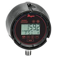 Dwyer DSGT-102-C0S Digital Transmitter, 0.25% Accuracy, 4-20 mA, NEMA 4, User-Friendly Display (Compound Gauge, 30 psi, NPT Male, 1/2 in)
