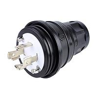 Molex 1301470082 Watertite Extreme Outdoor Plug L16-30P 480V BLK PLUG WATERTITE