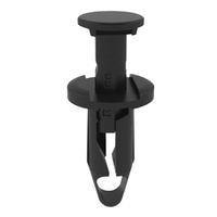 Essentra Components TR-4 Push-In Rivet Rivet,Black,.118-.315 in Hold