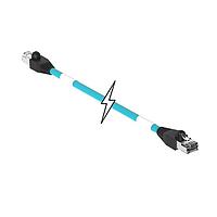 Molex 1201080592 Ethernet Cables / Networking Cables ENET RJ45/RJ45 2PR 15M TPE TEAL