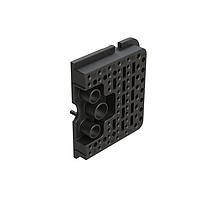 Amphenol SINE Systems AWB-51SBL Accessories Left Wedgelock for 102 Position Plug, (51 Positions),  Keyed B, Black