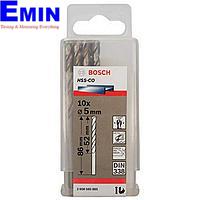 BOSCH 2608585885 Metal Drill Bit Box (5mm x 10 piece)
