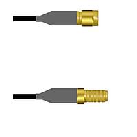 Amphenol Custom Cable Q-690720008060i RF Cable Assemblies SMA-SP/SMA-SJ RG58 60I