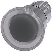 SIEMENS A6X30141072 Mushroom ILLUM. MUSHROOM PUSHBUTTON. 40MM. CLEAR