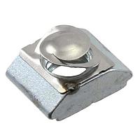 RK Rose+Krieger 4006712 Slot Stone SLOT STONE, F, M6, 10 X 12 X 4MM, SPRING CLIP, STEEL, GALVANIZED, SLOT GEOMETRY 30