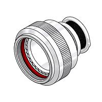 AMP Connectors - TE Connectivity TXR40AC00-1612BI Circular MIL Spec Strain Reliefs & Adapters TXR40AC00-1612BI