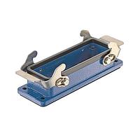 HARTING 09360241301 Headers & Wire Housings 24B Ex Bulkhead Housing, Double Lever, w/ metal levers  (IECEx Intrinsically Safe - IEC EN 60079)