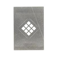 Chip Quik IPC0118-S Sockets & Adapters QFN-100 Stainless Steel Stencil