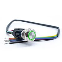 E-Switch ULV4FP3SS331 Anti-Vandal ANTI-VANDAL, 3A 250VAC, SPDT On-On, Panel Mount, Front Detachable Socket w/ Wire Leads 500mm