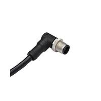 Amphenol LTW MSAS-05BMMM-SR8B03 Sensor Cables / Actuator Cables M12 Circular Metric Connector, A Code, Metal, 4A, 05 pins, Male Connector, Male Contact, Right Angle, Screw Thread, Overmolded, Length 3000mm, IP68 / IP69K