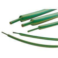 Essentra Components 495900 Tubing 2:1 Heat Shrink Striped :Polyolefin YellowGreen