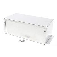 Hammond Manufacturing 1411FBSU Utility Utility Enclosure - 8.0 x 4.0 x 3.0" - Unfinished Aluminum w /Flanges