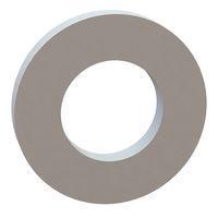 Essentra Components 17W04065 Flat Washer Flat Washer, .225 ID, .423 OD, .055 Thick, Natural, Nylon