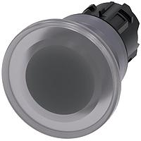 SIEMENS A6X30138592 Mushroom ILLUM. MUSHROOM PUSHBUTTON. 40MM. CLEAR