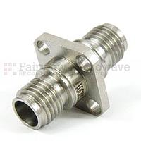 Fairview Microwave SM3017 2.4mm Female to 2.4mm Female 4 Hole Flange Adapter (50 Ghz)