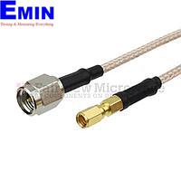 Fairview FMC0234315LF SMA Male to SSMC Male Cable RG-316 Coax and RoHS Compliant